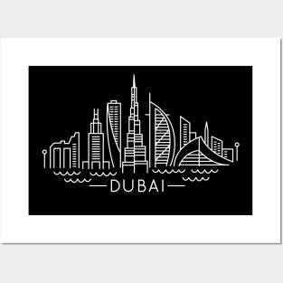 Dubai line art Posters and Art